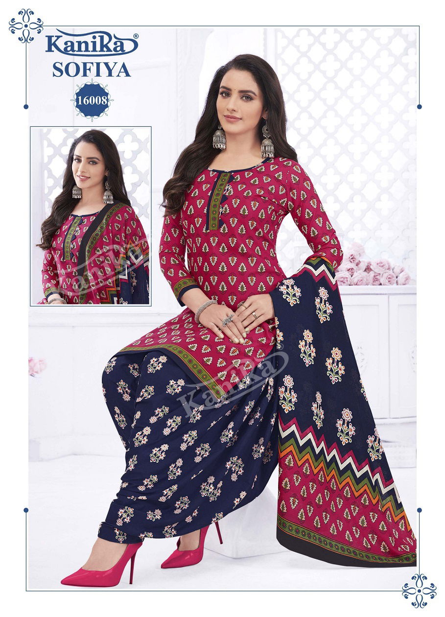 Sofia Vol 16 By Kanika Cotton Salwar Suit Catalog